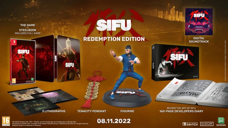 Sifu Collector&#39;s Redemption Edition - Nintendo Switch Action EU Con Italiano