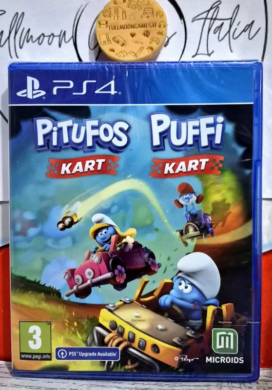 I Puffi Kart - PS4 Playstation 4 Upgrade PS5 Corse Edizione Italiana