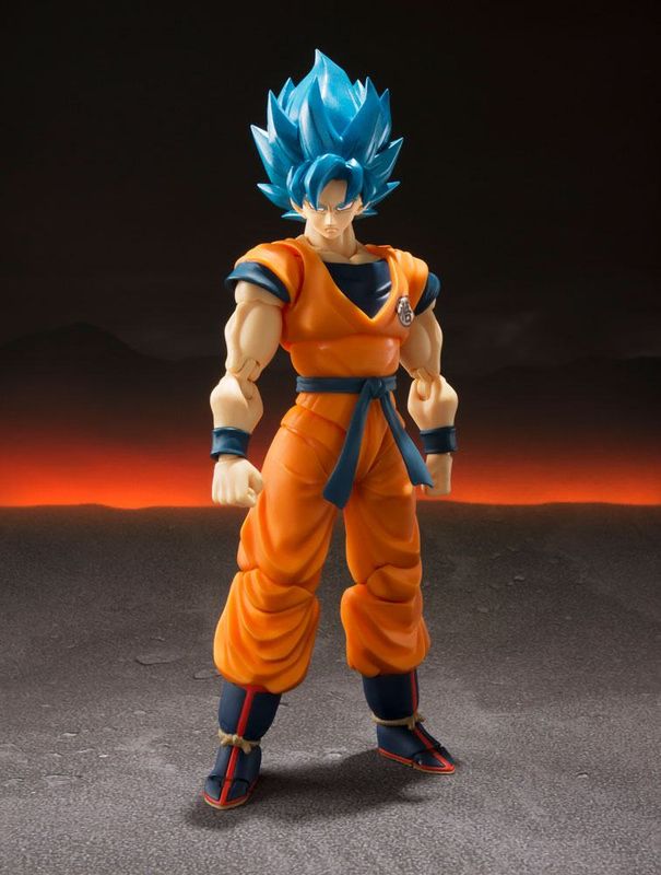 S.H. Figuarts Dragon Ball Super Action Figure Super Saiyan God Goku 14cm Bandai