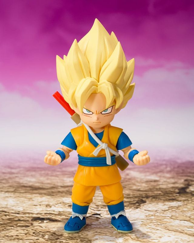 S.H. Figuarts Dragon Ball Daima Action Figure Super Saiyan Goku Mini 8cm Bandai
