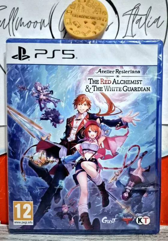 Atelier Resleriana: The Red Alchemist &amp; The White Guardian - PS5 JRPG Cover ITA-ESP
