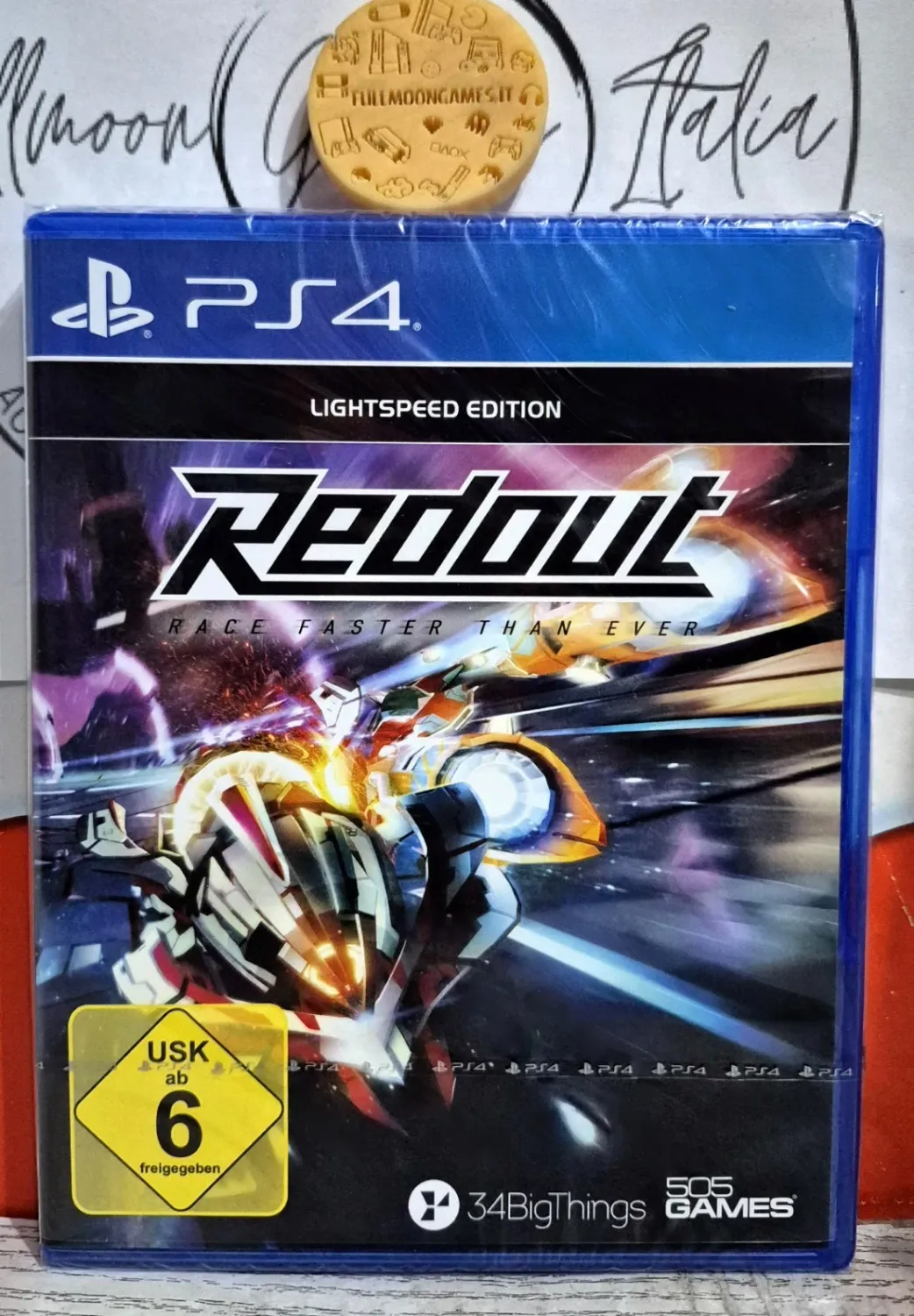 Redout Lightspeed Edition - PS4 Corse Tipo Wipeout E R-Type EU Con Italiano