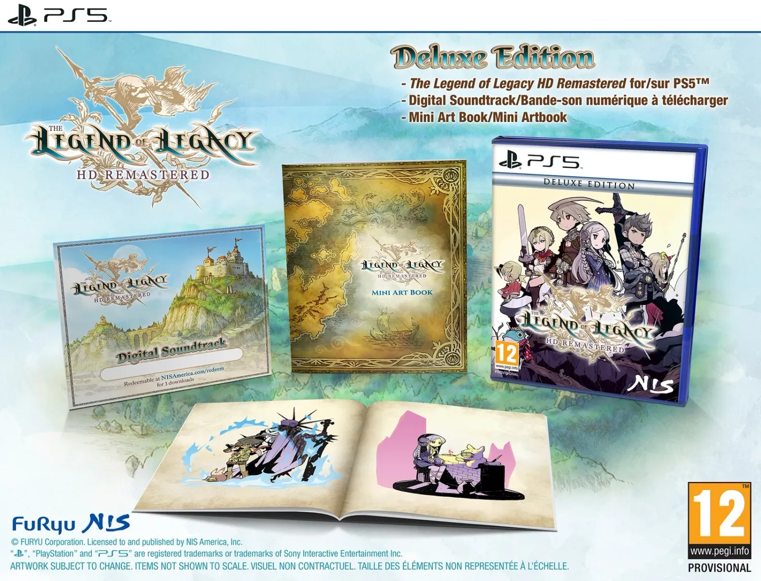 The Legend Of Legacy HD Remastered Deluxe Edition - PS5 JRPG EU Gioco ENG