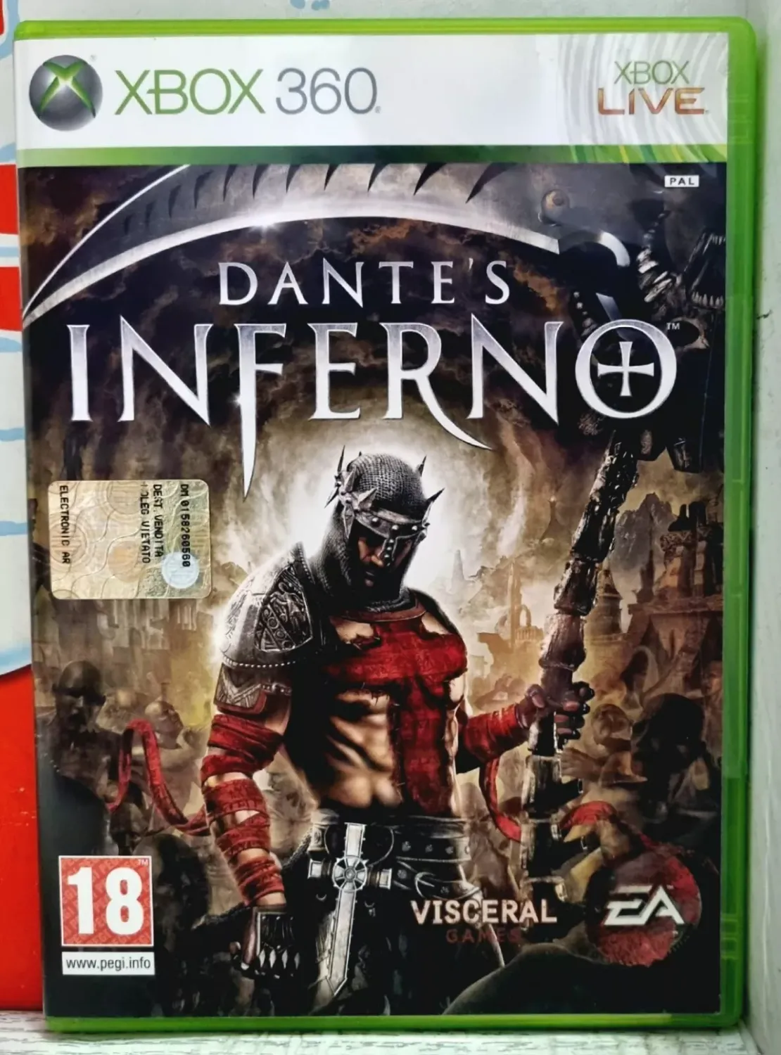 Dante&#39;s Inferno - XBOX 360 Action Dai Creatori Di Dead Space Edizione Italiana