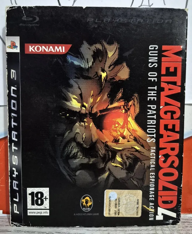 Metal Gear Solid 4: Guns Of The Patriot - PS3 Playstation 3 Edizione Cartonata Italiana