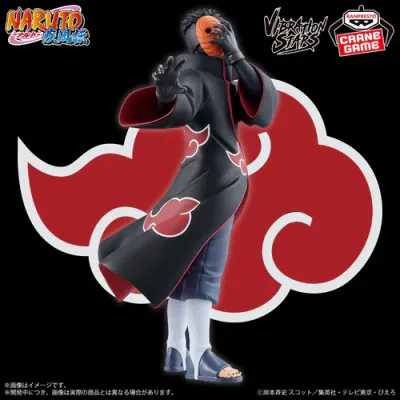 Naruto Shippuden Statua Tobi Figure Banpresto Vibration Stars Obito 17cm