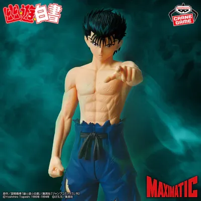 Yu Yu Hakusho Statua Yusuke Urameshi Figure Banpresto Maximatic 21 Cm