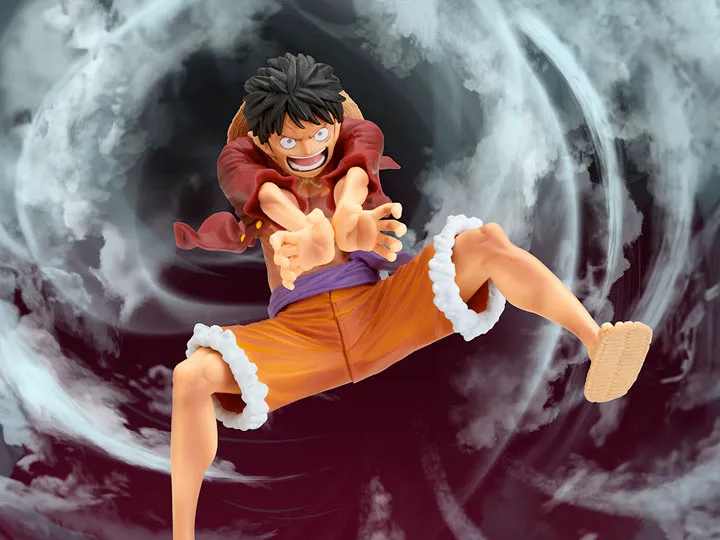 One Piece Statua Monkey D. Luffy I-II Special Ver. B Banpresto Maximatic 21cm