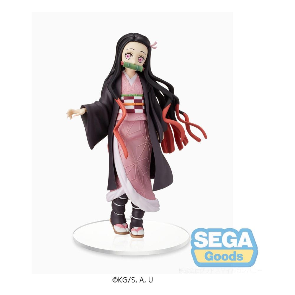 Demon Slayer Nezuko Kamado Sibling Bond Sega Super Premium Figure 19cm