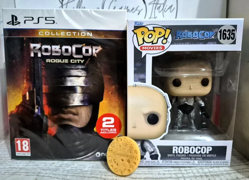 Bundle Promo Robocop Rogue City Collection PS5 + Funko Pop! Robocop