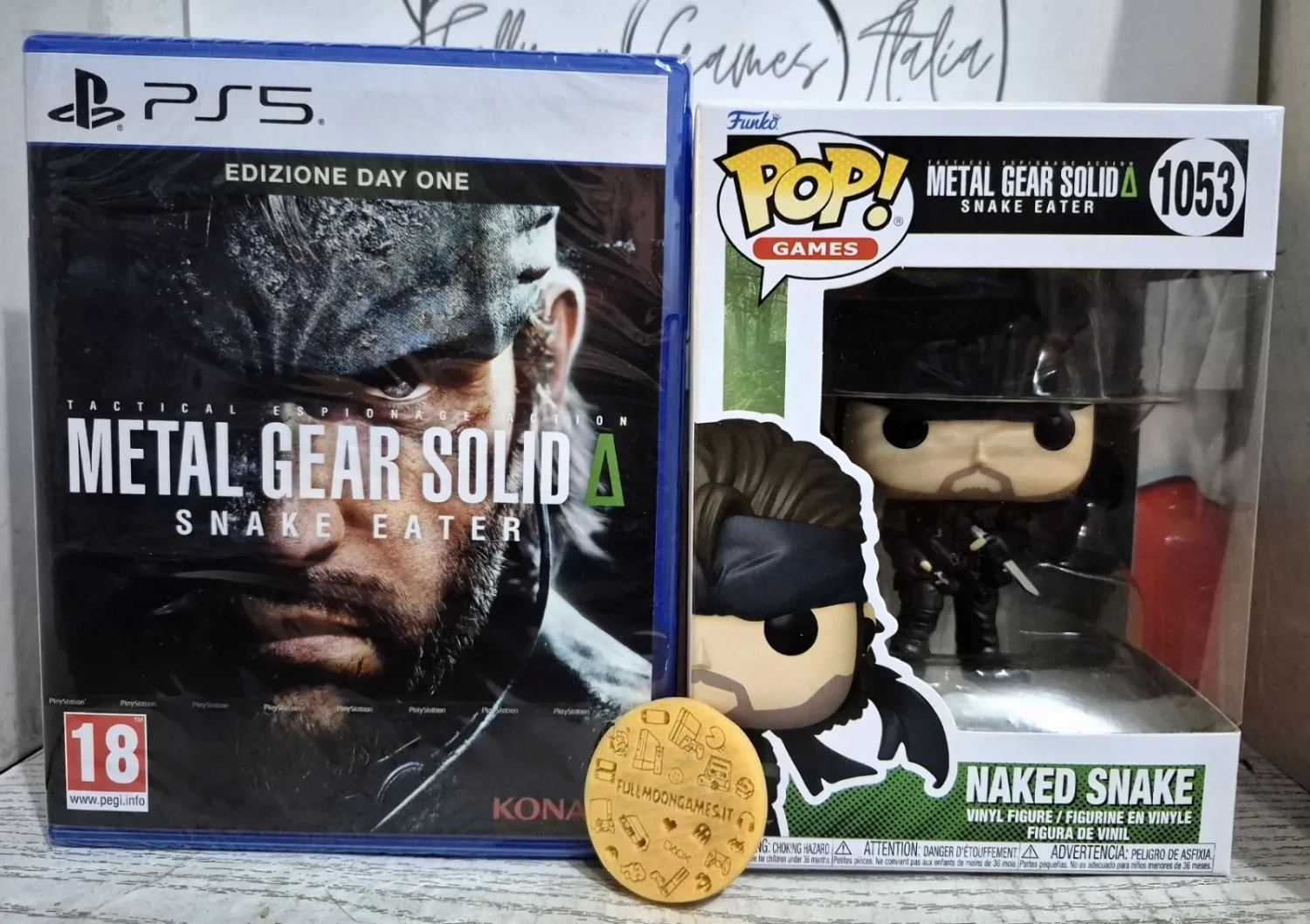 Bundle Promo Metal Gear Solid Delta: Snake Eater PS5 + Funko Pop Naked Snake