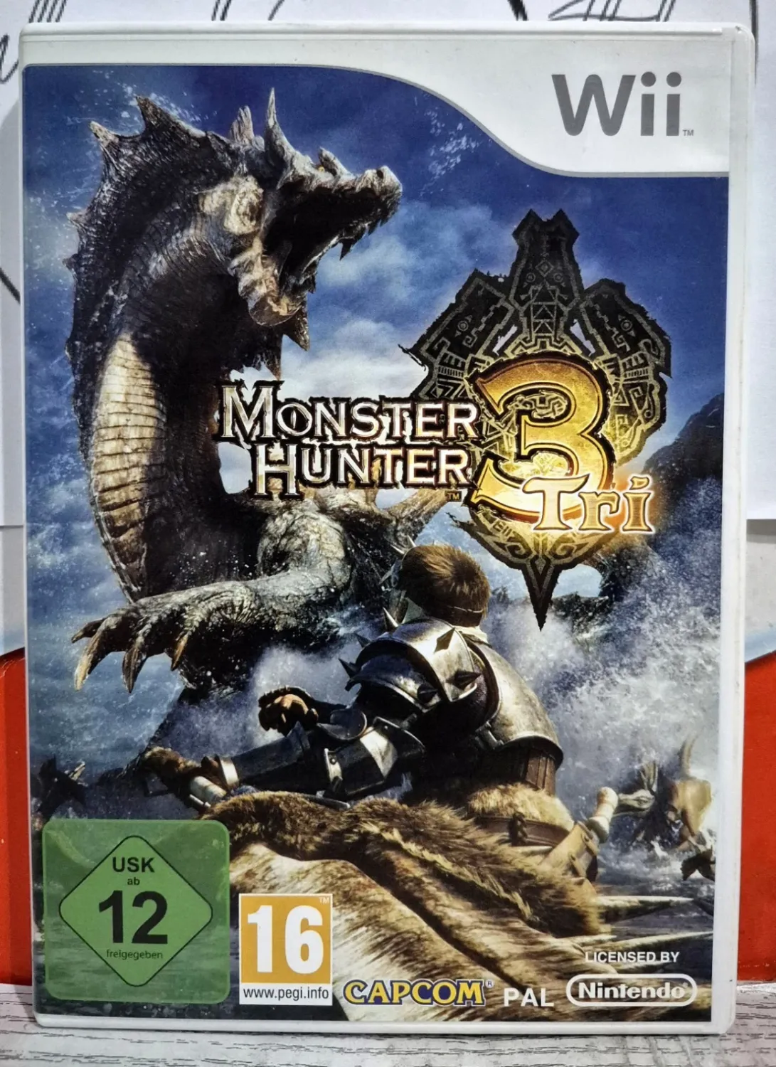 Monster Hunter 3 Tri - Nintendo Wii Avventura RPG EU Con Italiano