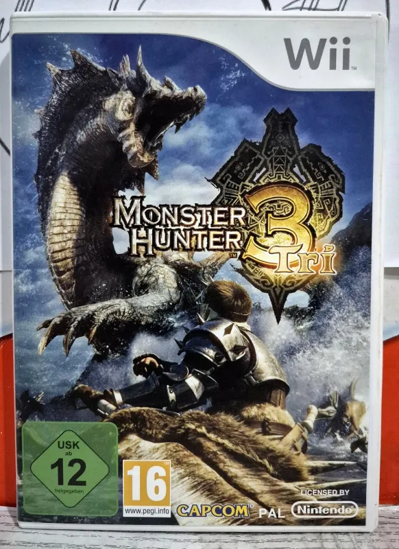 Monster Hunter 3 Tri - Nintendo Wii Avventura RPG EU Con Italiano