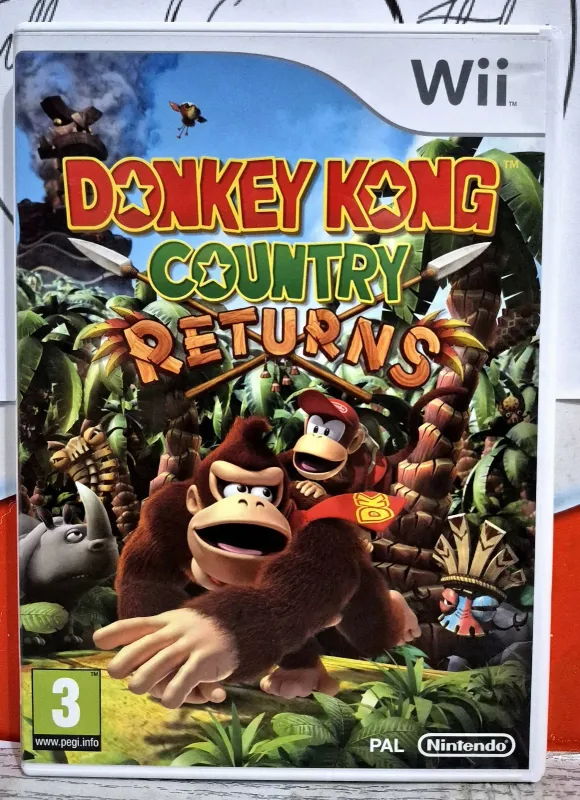 Donkey Kong Country: Returns - Nintendo WII Prima Stampa EU Con Italiano