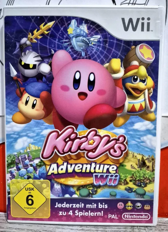 Kirby&#39;s Adventure Wii - Nintendo Wii Avventura Platform EU Con Italiano
