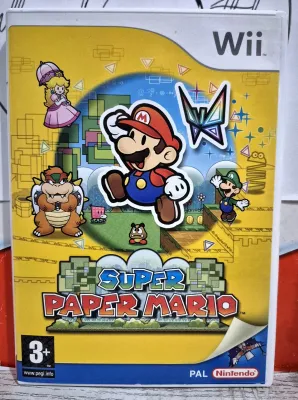 Super Paper Mario - Nintendo Wii Platform EU Con Italiano Super Paper Mario - Nintendo Wii Platform EU Con Italiano