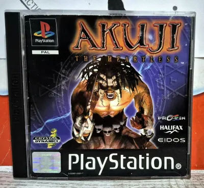Akuji The Heartless - PS1 Playstation 1 Action Cover ITA-ESP Akuji The Heartless - PS1 Playstation 1 Action Cover ITA-ESP