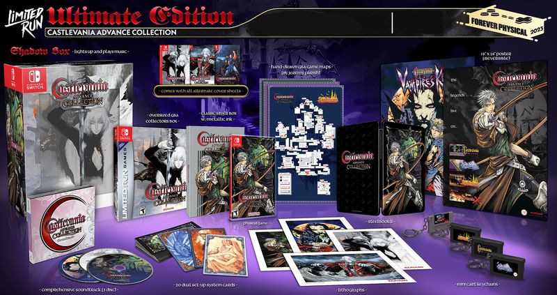Castlevania Advance Collection Ultimate Collector&#39;s Edition - Nintendo Switch Limited Run Games