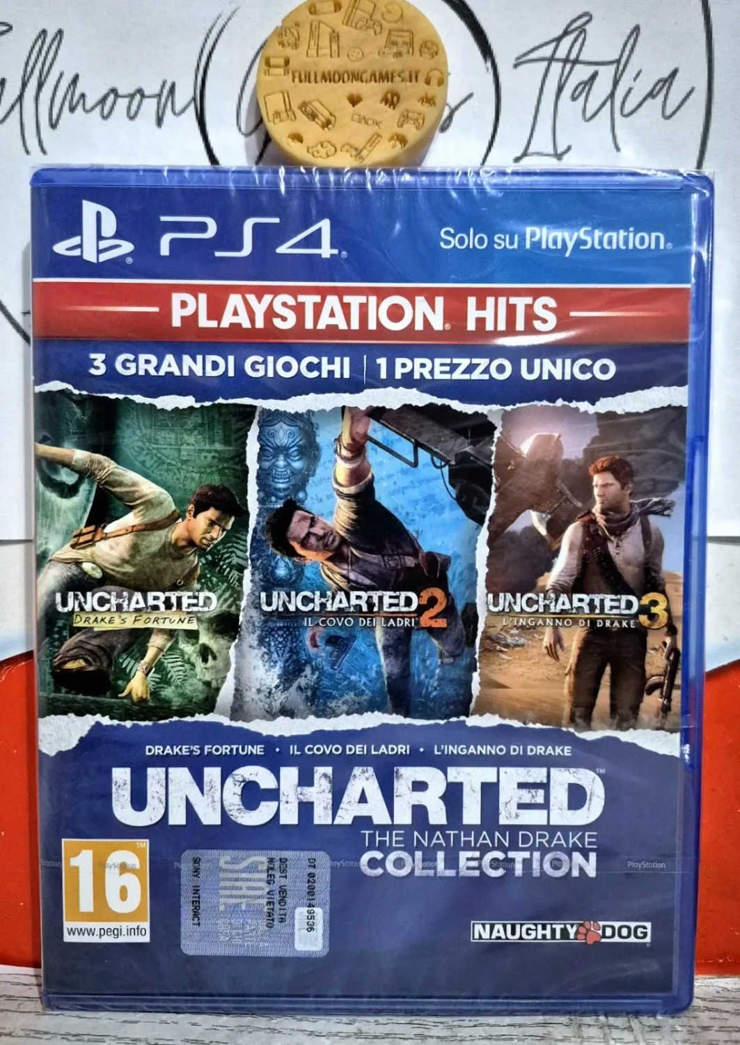 Uncharted: The Nathan Drake Collection - PS4 3 Giochi In 1 Edizione PS Hits Italiana