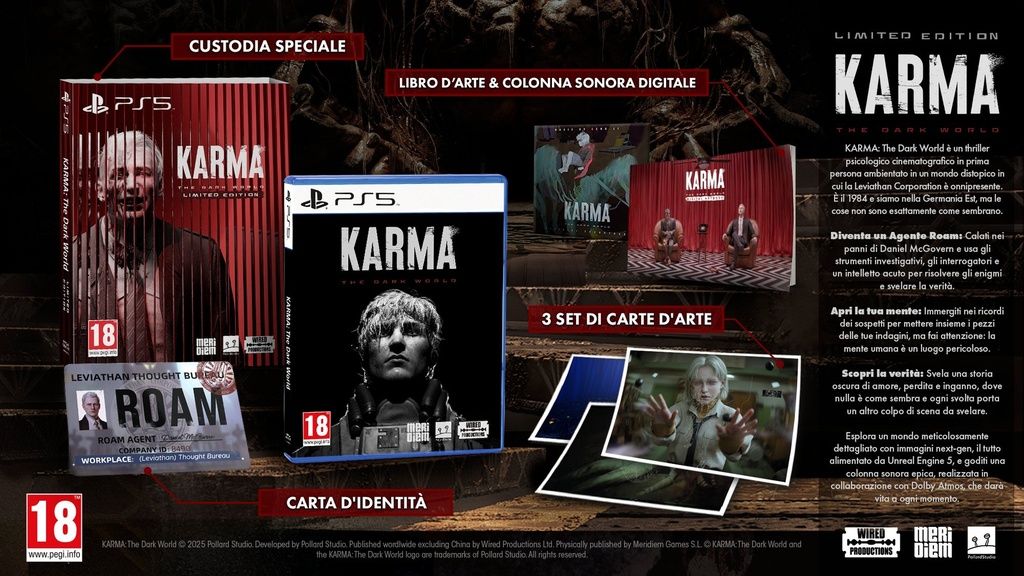 Karma: The Dark World Limited Edition - PS5 Horror Psicologico EU Con Italiano