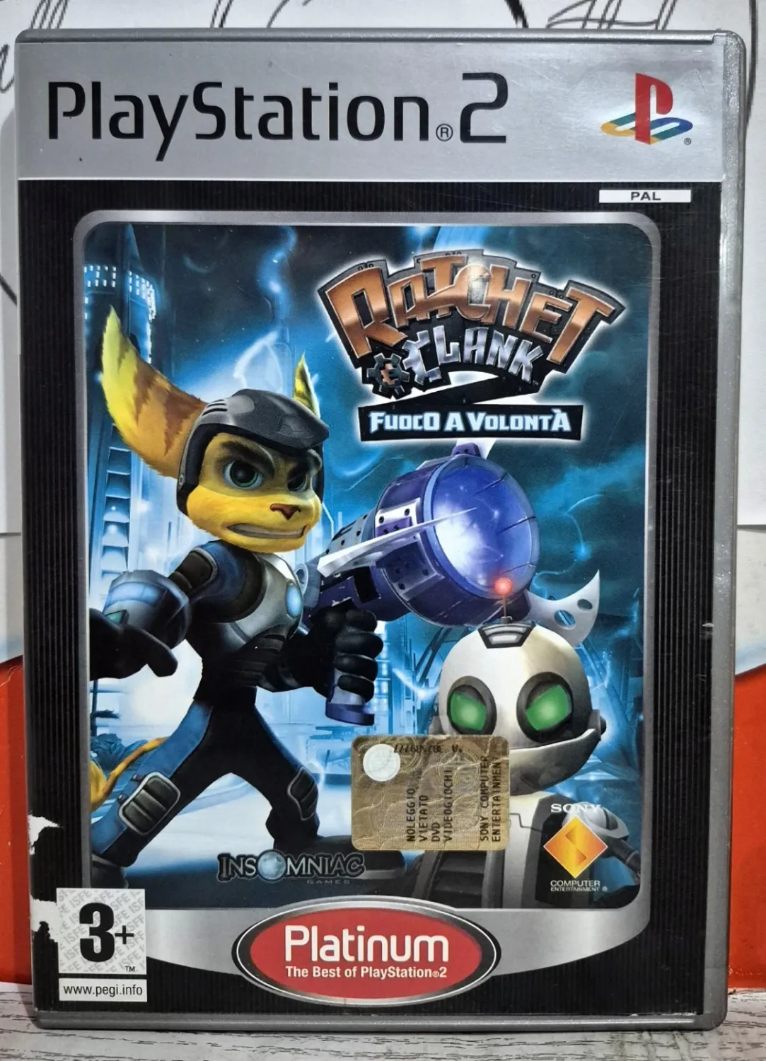 Ratchet &amp; Clank 2: Fuoco A Volontà - PS2 Playstation 2 Edizione Italiana