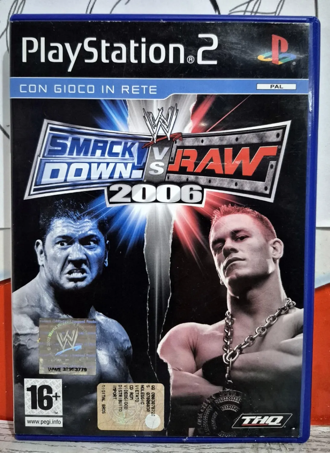 WWE Smackdown VS. Raw 2006 - PS2 Playstation 2 Wrestling Edizione Italiana