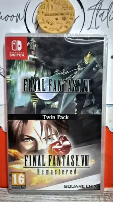 Final Fantasy VII &amp; VIII Remastered Twin Pack Nintendo Switch JRPG UK Multilingua