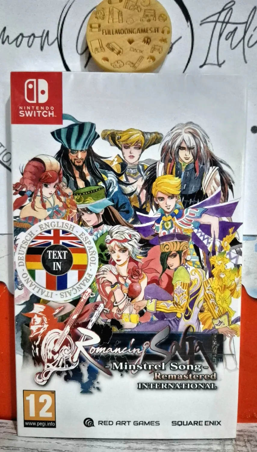 Romancing Saga Minstrel Song Remastered International - Nintendo Switch EU Con Italiano