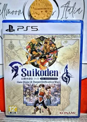 Suikoden I &amp; II HD Remaster: Gate Rune and Dunan Unification Wars - PS5 JRPG Asian Version Giochi ENG