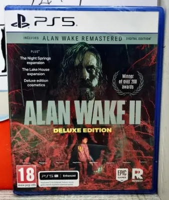 Alan Wake 2 Deluxe Edition - PS5 Include Alan Wake 1 E DLC EU Con Italiano
