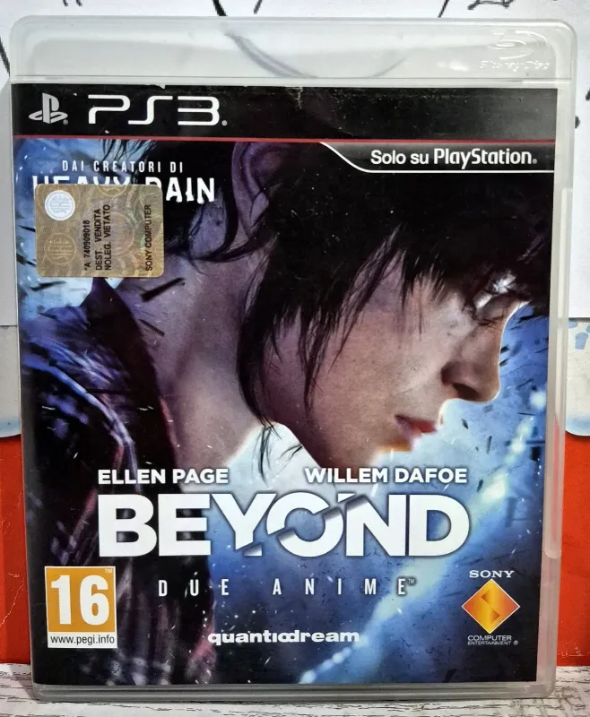 Beyond: Due Anime - PS3 Esclusiva Sony Con Willem Dafoe E Ellen Page Italiano
