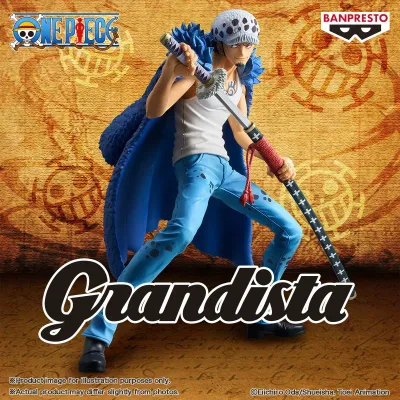 One Piece Statua Trafalgar Law Bandai Figure Banpresto Grandista 22cm