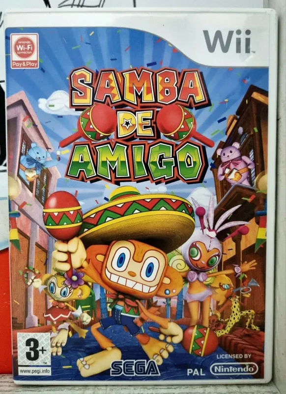 Samba De Amigo Remake - Nintendo WII Edizione Italiana