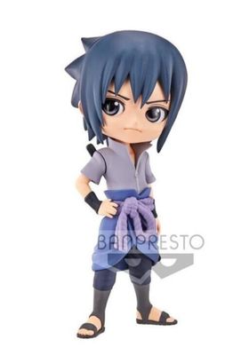 Naruto Shippuden Sasuke Uchiha - Q Posket Figure Statua Banpresto 14cm (A)