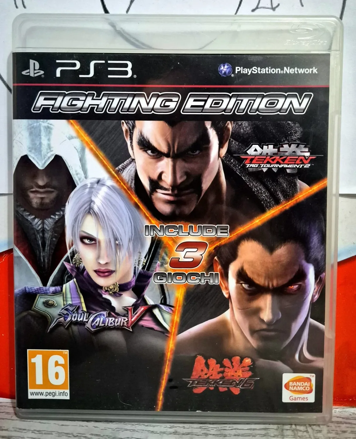 Fighting Edition - PS3 Playstation 3 Tekken 6 + Tag Tournament 2 + Soul Calibur V