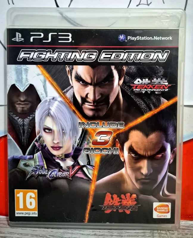 Fighting Edition - PS3 Playstation 3 Tekken 6 + Tag Tournament 2 + Soul Calibur V