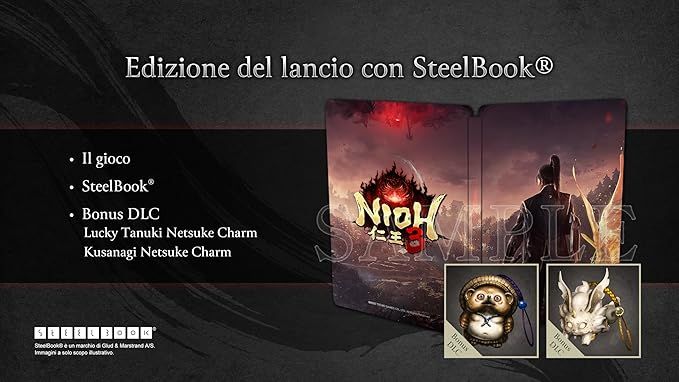 Nioh 3 Steelbook Launch Edition - PS5 Playstation 5 Action RPG Edizione Italiana