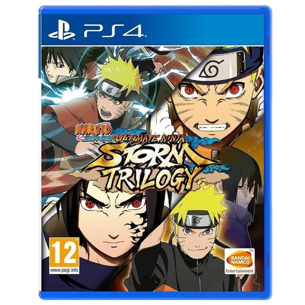 Naruto Shippuden: Ultimate Ninja Storm Trilogy - PS4 3 Giochi Copertina Italiana