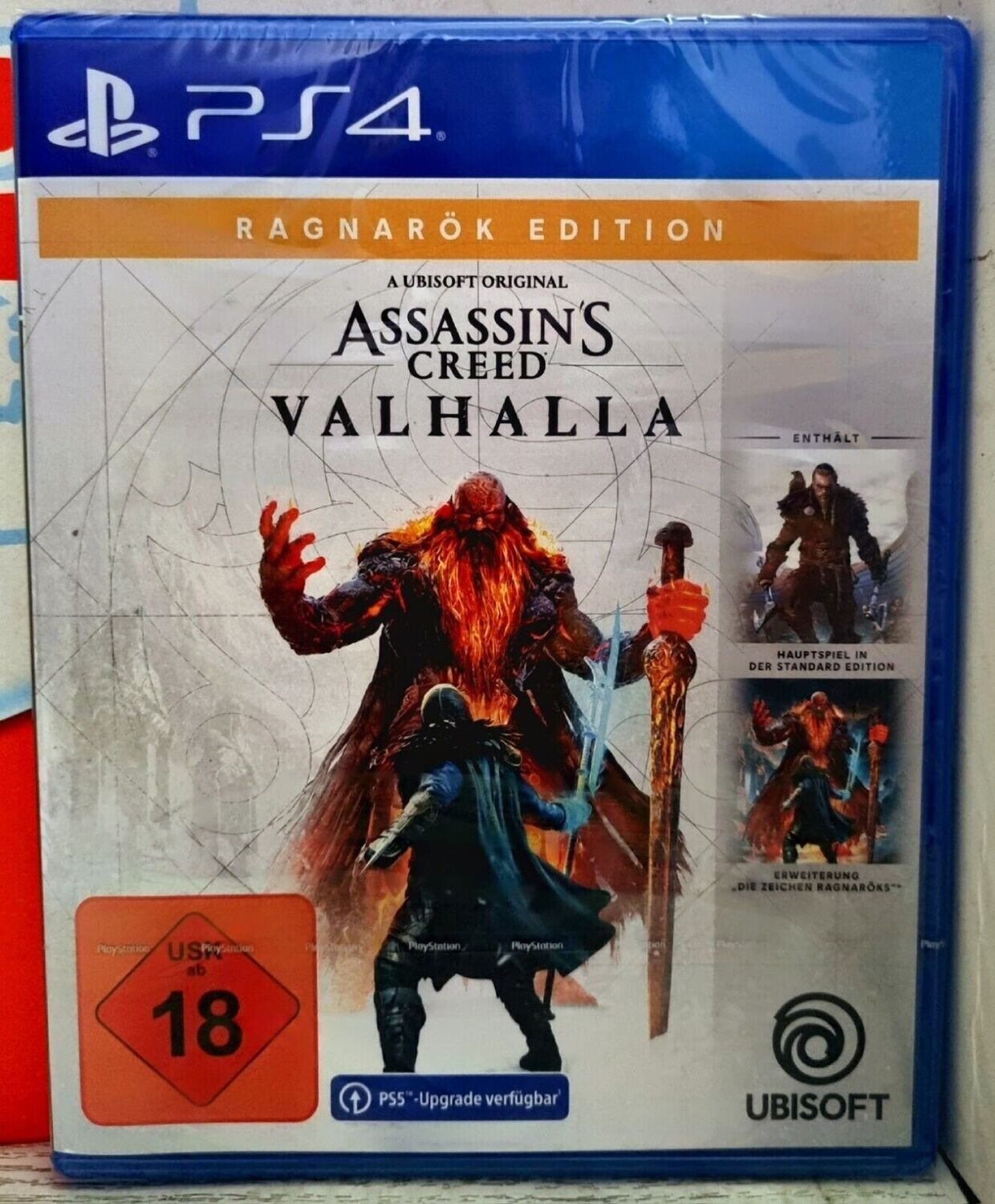Assassin's Creed Valhalla Ragnarok Edition PS4 Base+Espansione DE con Italiano