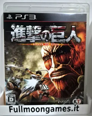 Attack On Titan Shingeki No Kyojin - PS3 Playstation 3 Edizione Giapponese