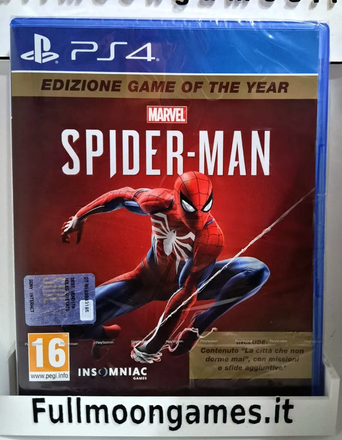 Marvel Spider-Man Edizione Game Of The Year - PS4 Playstation 4 Edizione Italiana