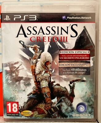 Assassin's Creed III (3) - PS3 Playstation 3 EU con Italiano