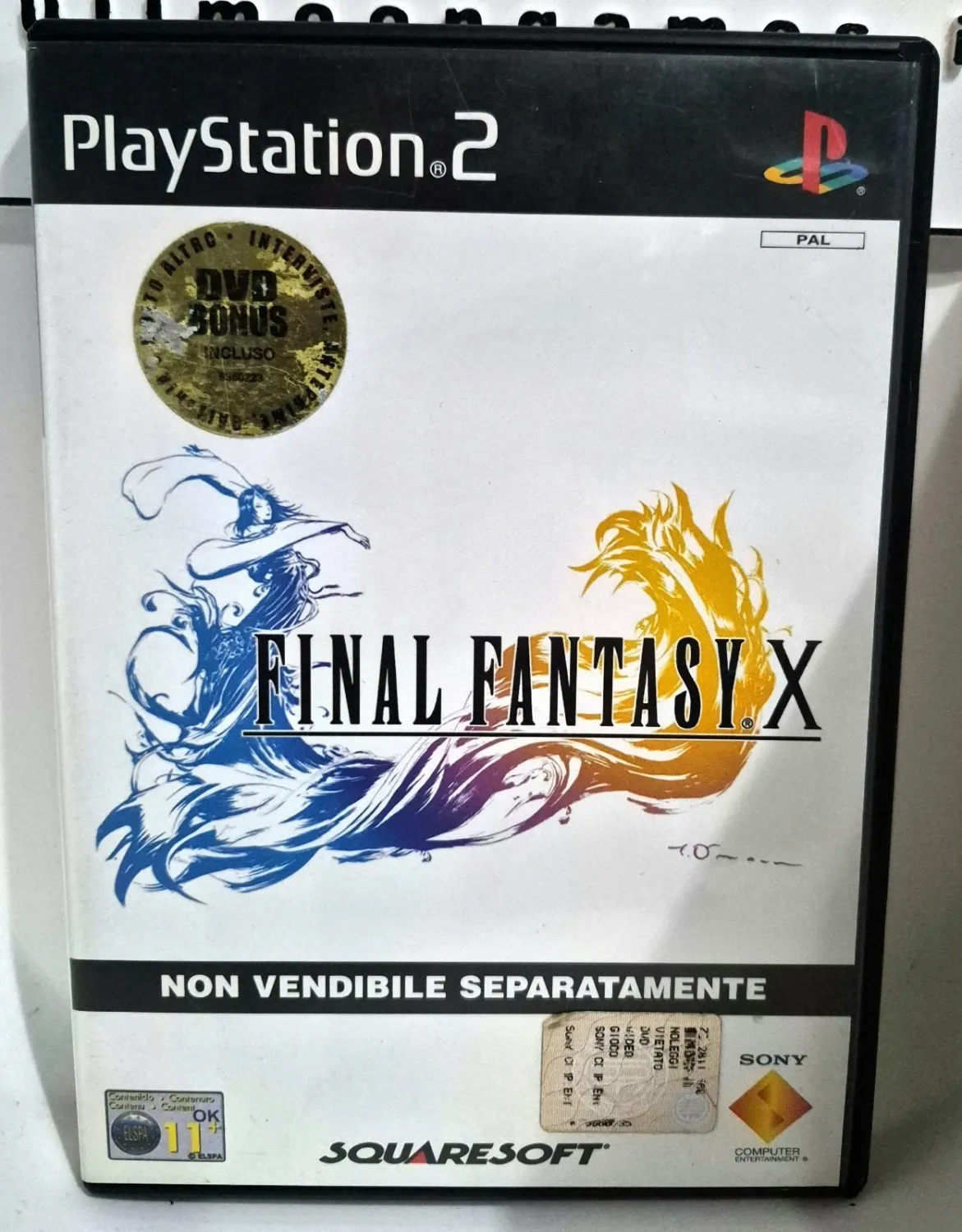 Final Fantasy X - PS2 Playstation 2 JRPG Con Manuale Edizione Italiana