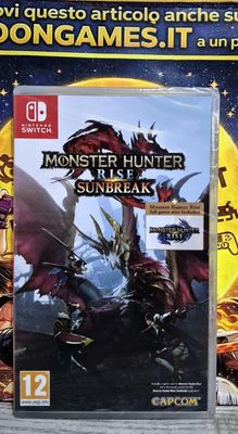 Monster Hunter Rise Sunbreak - Nintendo Switch Base + Espansione UK Con Italiano