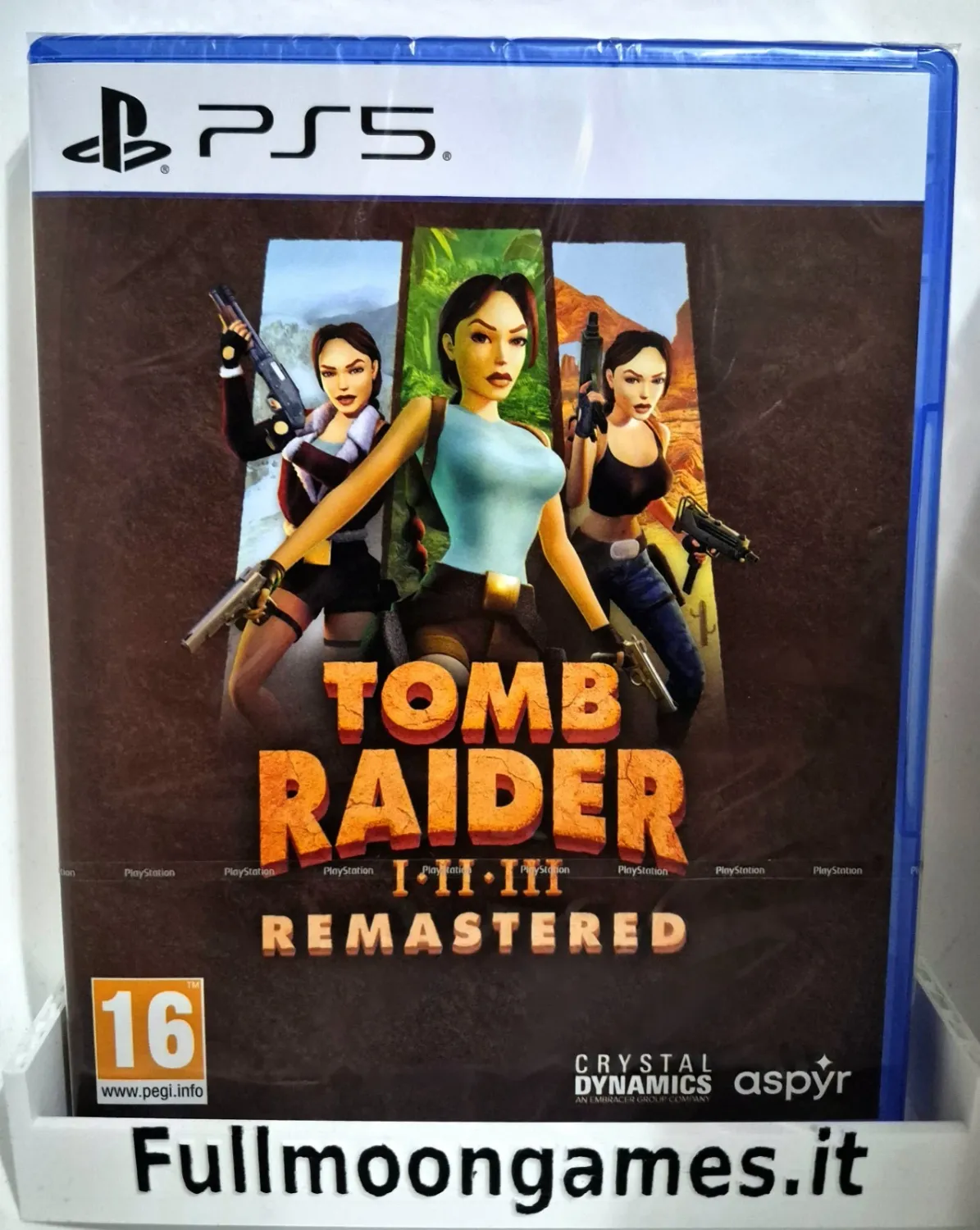Tomb Raider I-III Remastered - PS5 Playstation 5 Lara Croft EU Con Italiano