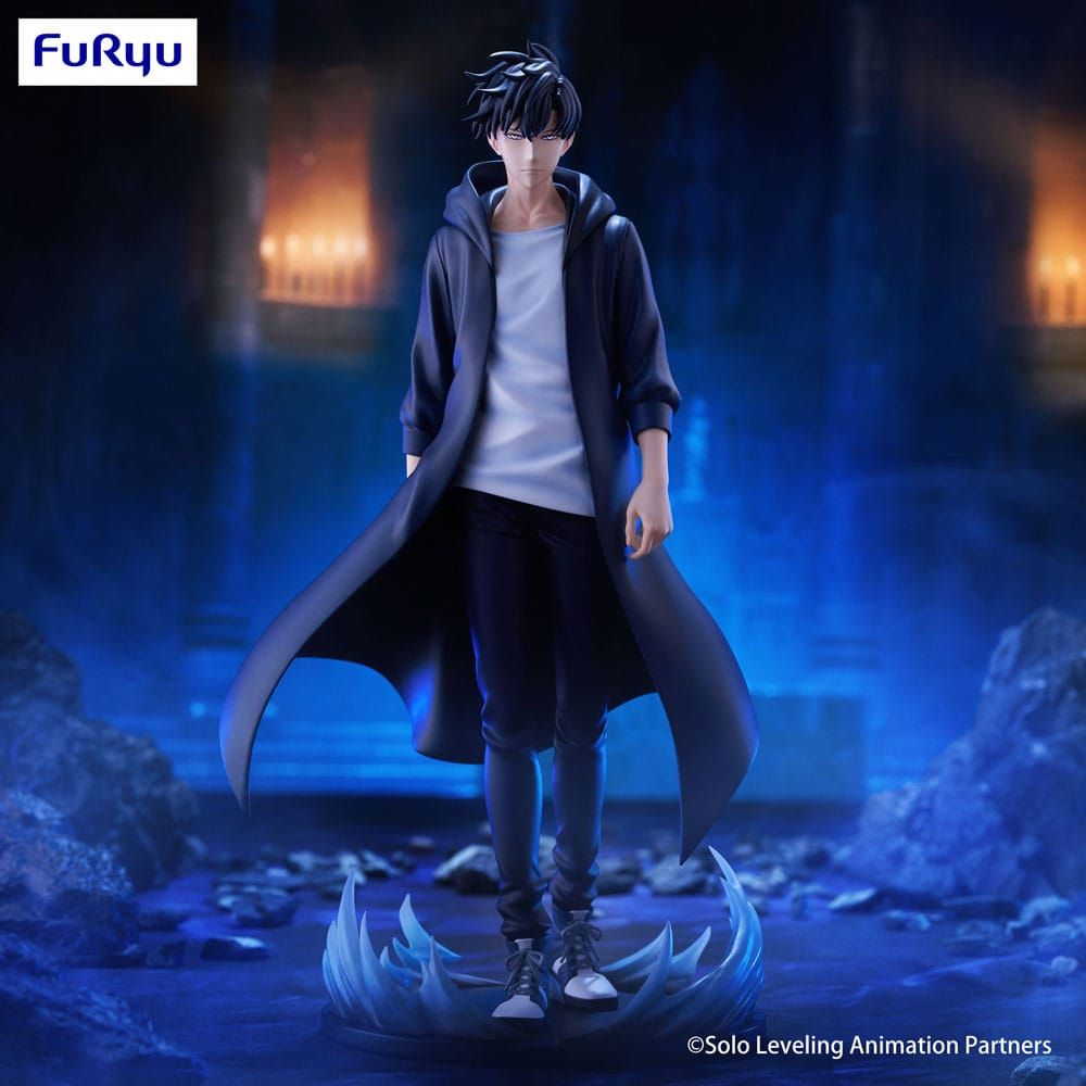 Solo Leveling Statua Sung Jinwoo Furyu Trio-Try-It Figure 21 Cm