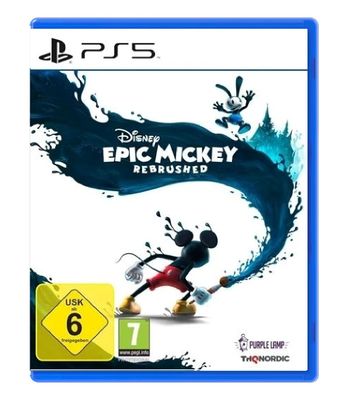 Disney Epic Mickey: Rebrushed - PS5 Playstation 5 Avventura Platform EU Con Italiano