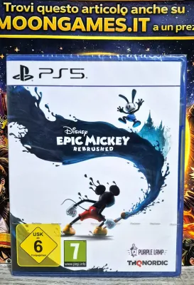 Disney Epic Mickey: Rebrushed - PS5 Playstation 5 Avventura Platform EU Con Italiano