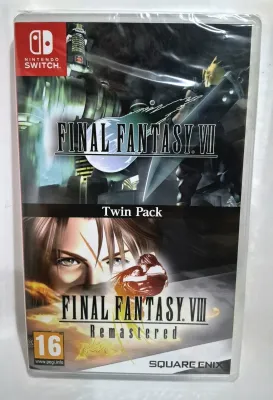 Final Fantasy VII &amp; VIII Remastered Twin Pack Nintendo Switch JRPG UK Multilingua