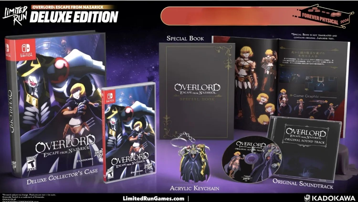 Overlord: Escape From Nazarick Deluxe Edition - Nintendo Switch Limited Run #228 Gioco Inglese